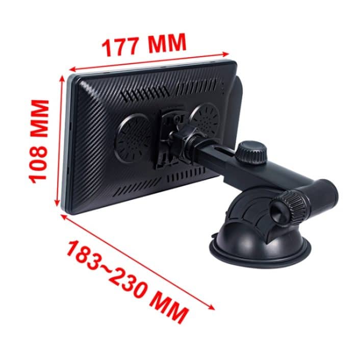 X70-1 Auto 7 Zoll IPS Tragbarer Smart-Bildschirm Drahtlose Bildschirmprojektion Carplay Android Auto, without Reversing Camera – Bild 3