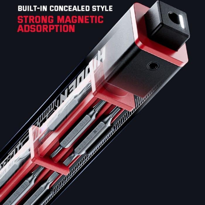 JAKEMY JM-8195 21 in 1 S-2 Bits Schraubendreher mit quadratischem Griff – Bild 6