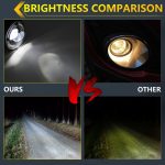 Y5 4 Zoll 1 Paar Lichtleiter Einzellinsen-Nebelscheinwerfer, For Jeep Wrangler JK 2 Door 2007-2015 – Bild 8