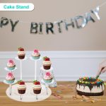 YX034 Cupcake-Regal aus Acryl mit Cartoon-Kuchen-Präsentationsständer – Bild 4