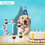 YX034 Cupcake-Regal aus Acryl mit Cartoon-Kuchen-Präsentationsständer – Bild 5