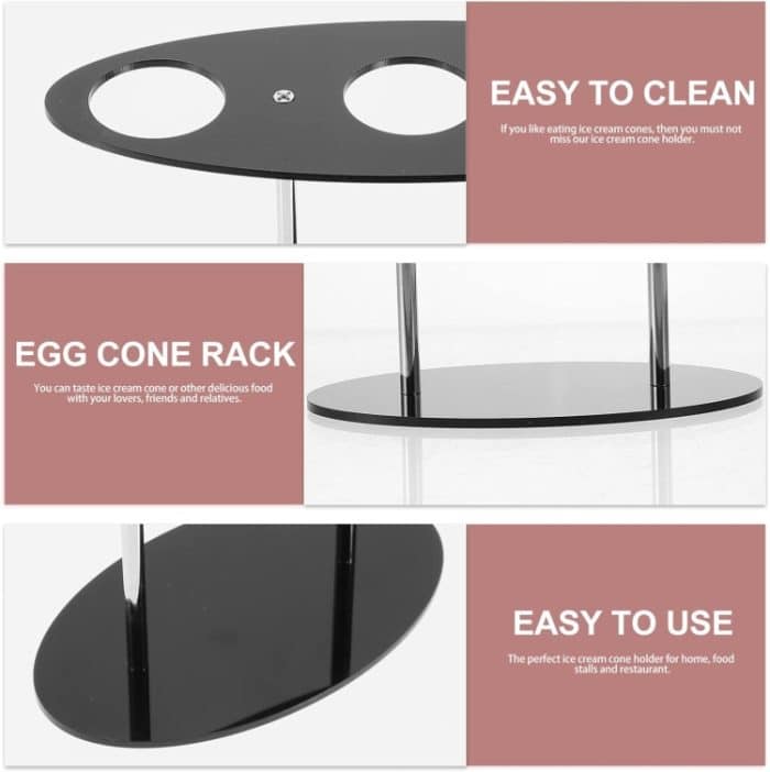 YX035 Eistütenständer aus Acryl, Eisständer – Bild 5