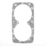 Für Ford Mustang Mach E 2021 Auto-Rücksitz-Getränkehalter-Rahmen, Diamant-dekorativer Aufkleber – Bild 2