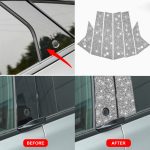 Für Ford Mustang Mach E 2021 Auto B-Säule Diamant dekorativer Aufkleber – Bild 7