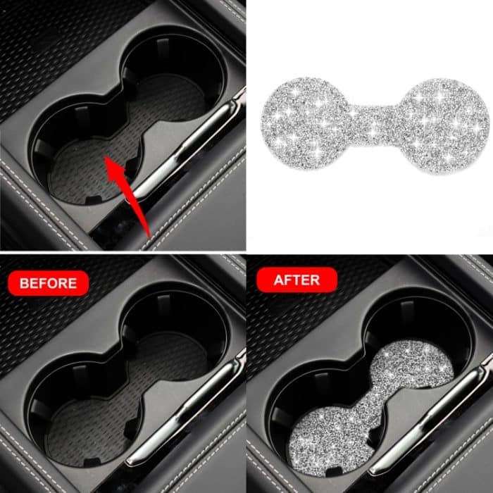 Für Ford Mustang Mach E 2021 Auto großer Cup-Basis-Diamant-dekorativer Aufkleber – Bild 6