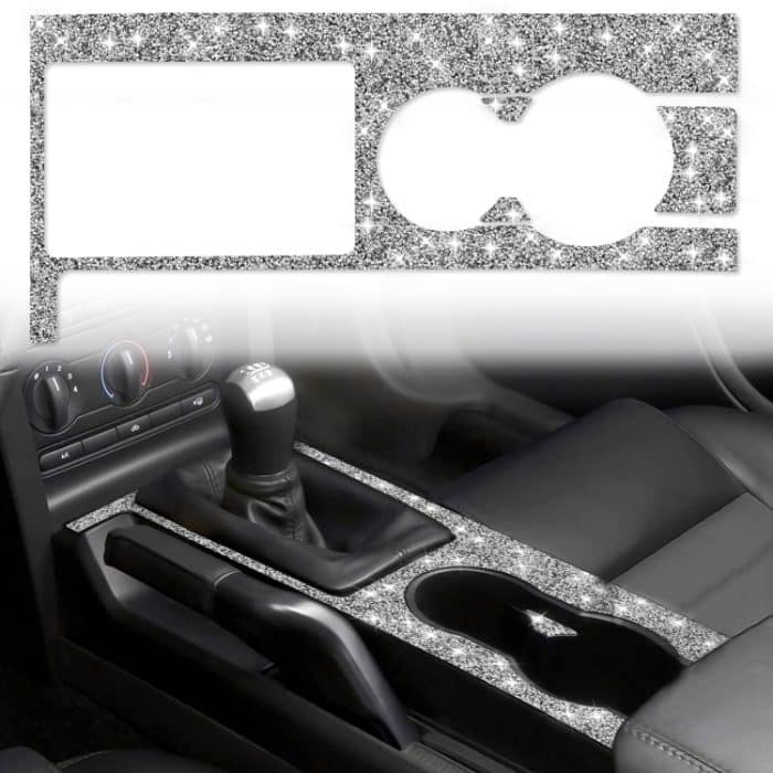 Für Ford Mustang 2005–2009, Auto-Schalttafel-Diamant-dekorativer Aufkleber, linker Antrieb – Bild 1