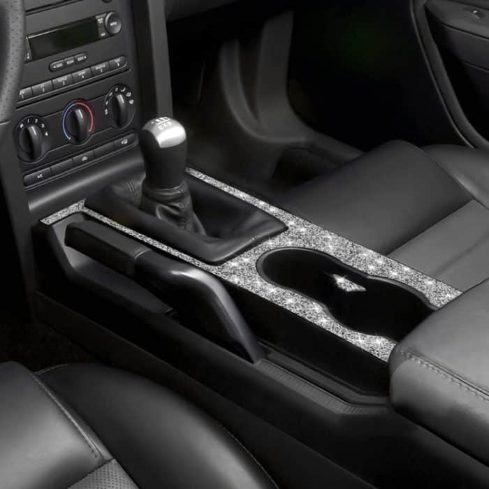 Für Ford Mustang 2005–2009, Auto-Schalttafel-Diamant-dekorativer Aufkleber, linker Antrieb – Bild 6