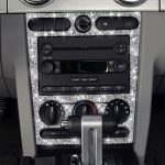 Für Ford Mustang 2005–2009, Auto-Klimaanlage, Bedienfeld, Diamant-dekorativer Aufkleber, linker Antrieb – Bild 5