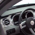 Für Ford Mustang 2005–2009, Auto-Armaturenbrett-Rahmen, Diamant-dekorativer Aufkleber, linker Antrieb – Bild 6