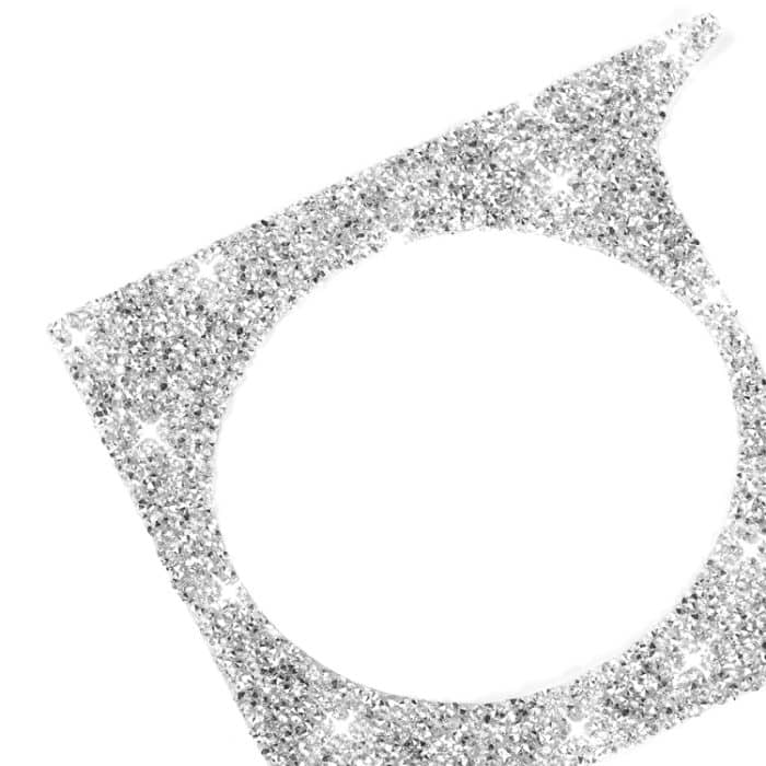 Für Ford Mustang 2005-2009 Auto-rechter Luftauslass-Diamant-dekorativer Aufkleber, linker Antrieb – Bild 3