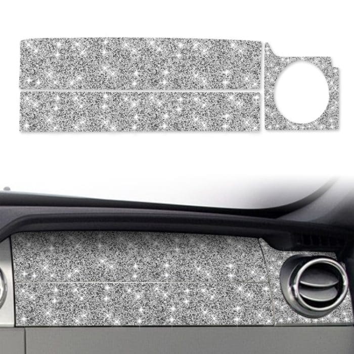 EDA0057715.jpg Für Ford Mustang 2005–2009, oberer Teil des rechten Armaturenbretts, Diamant-Dekorationsaufkleber, linker Antrieb – Bild 1