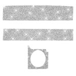 Für Ford Mustang 2005–2009, oberer Teil des rechten Armaturenbretts, Diamant-Dekorationsaufkleber, linker Antrieb – Bild 2