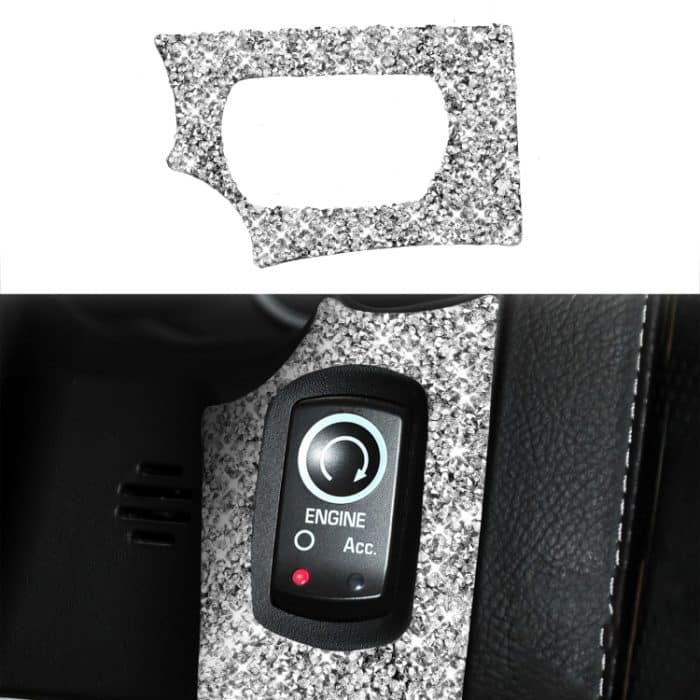 Für Chevrolet Corvette C6 2005–2013, Zündschalttafel, Diamant-dekorativer Aufkleber, linker Antrieb – Bild 1