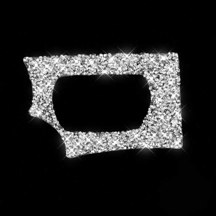 Für Chevrolet Corvette C6 2005–2013, Zündschalttafel, Diamant-dekorativer Aufkleber, linker Antrieb – Bild 2