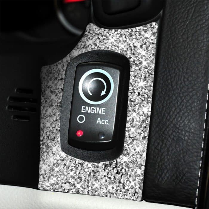 Für Chevrolet Corvette C6 2005–2013, Zündschalttafel, Diamant-dekorativer Aufkleber, linker Antrieb – Bild 5