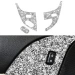 Für Chevrolet Corvette C6 2005–2013, Autotürschloss-Panel, Diamant-dekorativer Aufkleber, linker Antrieb