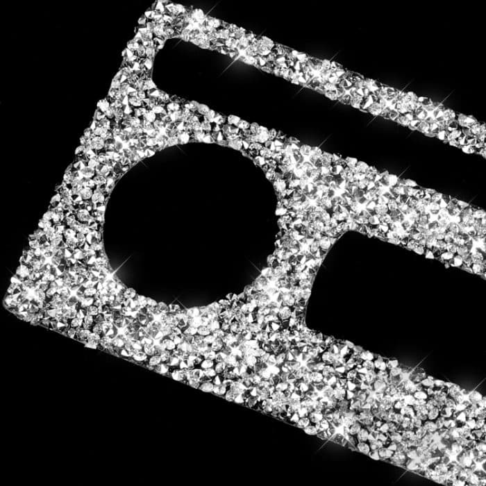 Für Chevrolet Corvette C6 2005–2013, Auto-Klimaanlage, Knopf, Diamant, dekorativer Aufkleber, linker Antrieb – Bild 4