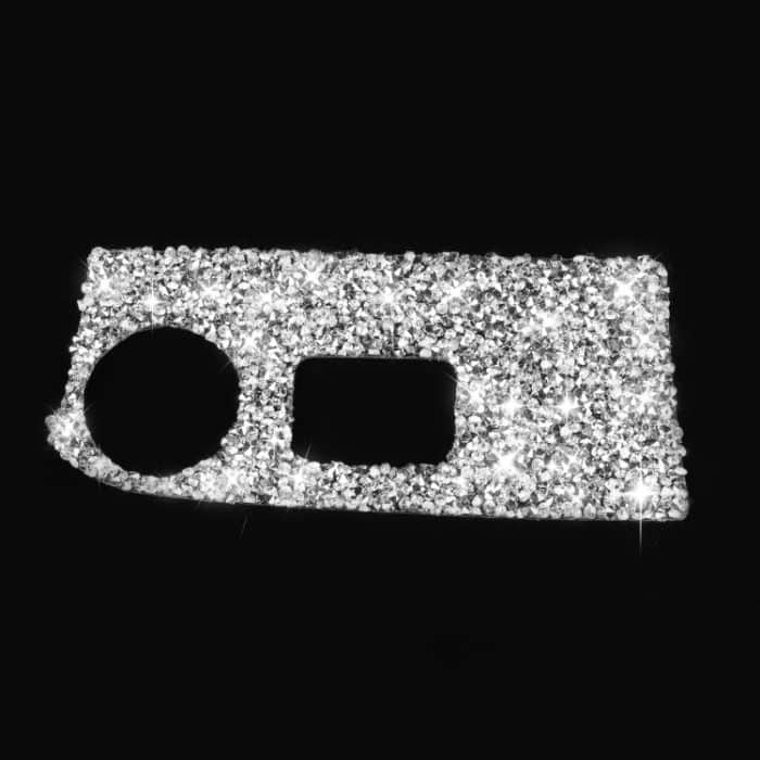 Für Chevrolet Corvette C7 2014–2019, 3-in-1-Auto-Navigationspanel, Diamant-dekorativer Aufkleber, linker Antrieb – Bild 3