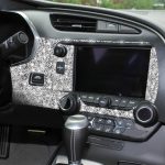 Für Chevrolet Corvette C7 2014–2019, 7-in-1-Auto-Zentralsteuerung, Diamant-dekorativer Aufkleber, linker Antrieb – Bild 6