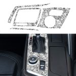 Für Chevrolet Corvette C7 2014–2019, Auto-Schalttafel, Diamant-dekorativer Aufkleber, linker Antrieb