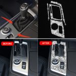 Für Chevrolet Corvette C7 2014–2019, Auto-Schalttafel, Diamant-dekorativer Aufkleber, linker Antrieb – Bild 7