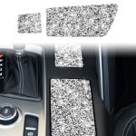 Für Chevrolet Corvette C7 2014–2019, Auto-Getränkehalter-Abdeckung, Diamant-dekorativer Aufkleber, linker Antrieb