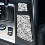 Für Chevrolet Corvette C7 2014–2019, Auto-Getränkehalter-Abdeckung, Diamant-dekorativer Aufkleber, linker Antrieb – Bild 5