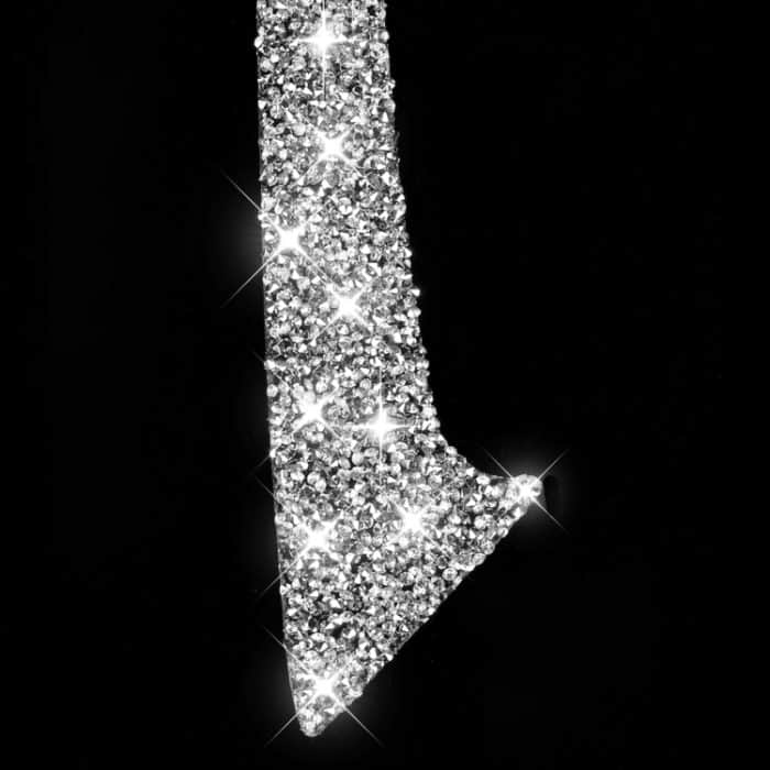 Für Chevrolet Corvette C7 2014–2019, Auto-Mittelarmlehne, Diamant-dekorativer Aufkleber, linker Antrieb – Bild 3