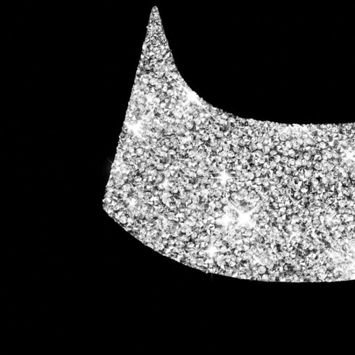 Für Chevrolet Corvette C7 2014–2019, Auto-hinterer Mittelteil, Diamant-dekorativer Aufkleber, linker Antrieb – Bild 3