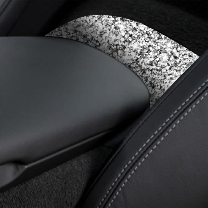 Für Chevrolet Corvette C7 2014–2019, Auto-hinterer Mittelteil, Diamant-dekorativer Aufkleber, linker Antrieb – Bild 5