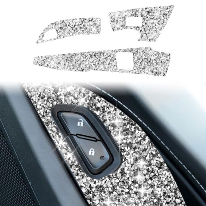 EDA0057775.jpg Für Chevrolet Corvette C7 2014–2019, Autotür-Tastenfeld, Diamant-dekorativer Aufkleber, linker Antrieb – Bild 1