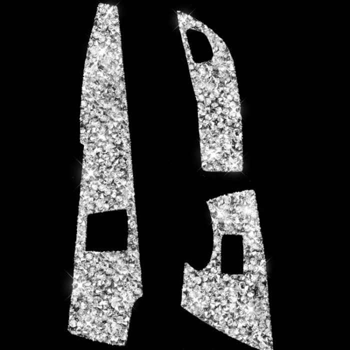 Für Chevrolet Corvette C7 2014–2019, Autotür-Tastenfeld, Diamant-dekorativer Aufkleber, linker Antrieb – Bild 2