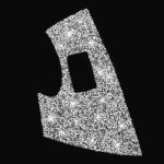 Für Chevrolet Corvette C7 2014–2019, Autotür-Tastenfeld, Diamant-dekorativer Aufkleber, linker Antrieb – Bild 3