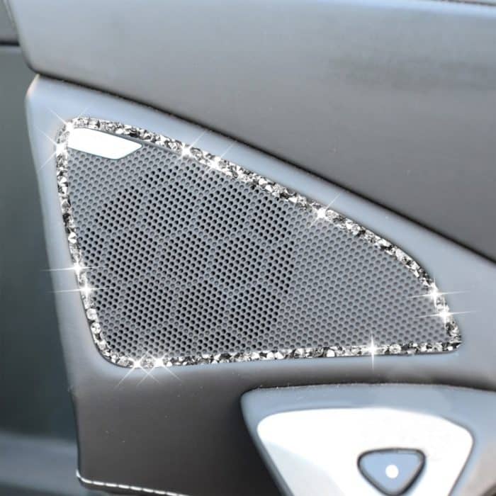 Für Chevrolet Corvette C7 2014–2019, Autotür-Lautsprecherrahmen, Diamant-dekorativer Aufkleber, linker Antrieb – Bild 5