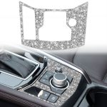 Für Mazda CX-5 2017–2018, Auto-elektronisches Handbremspaneel, Diamant-dekorativer Aufkleber, linker Antrieb