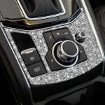 Für Mazda CX-5 2017–2018, Auto-elektronisches Handbremspaneel, Diamant-dekorativer Aufkleber, linker Antrieb – Bild 6