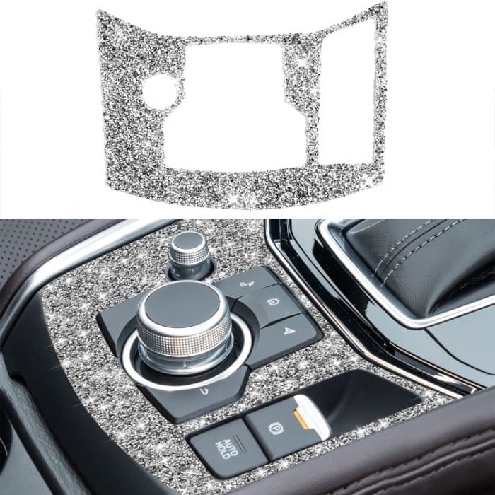 EDA0057853.jpg Für Mazda CX-5 2017–2018, Auto-elektronisches Handbremspaneel, Diamant-dekorativer Aufkleber, rechter Antrieb – Bild 1