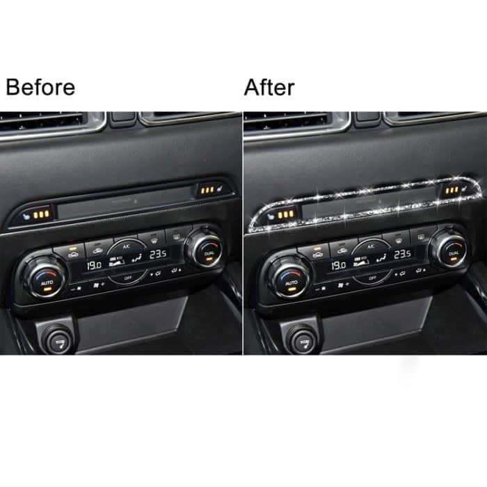 Für Mazda CX-5 2017-2018 Car Center Control Panel Diamond Decorative Sticker – Bild 7