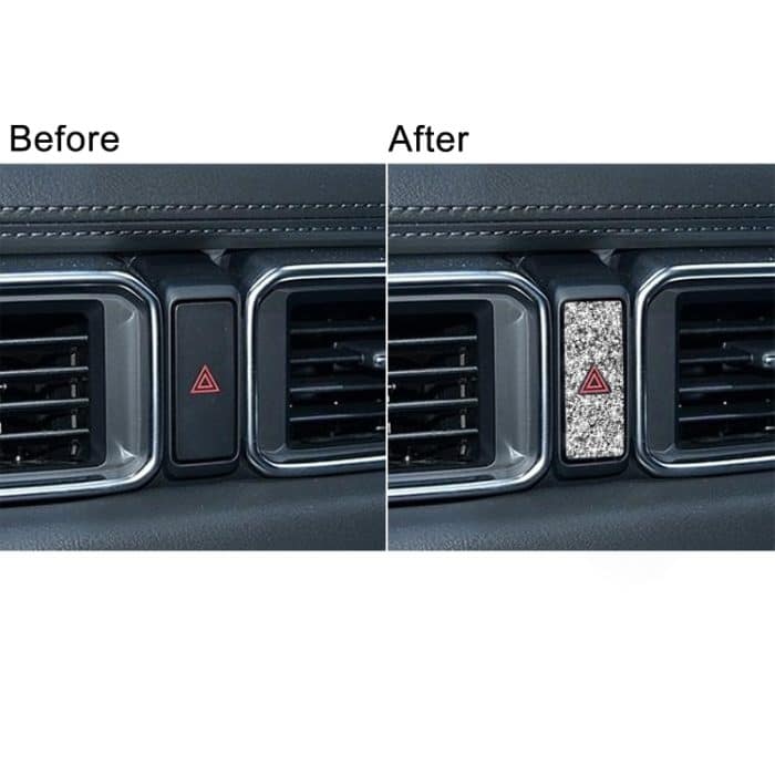 Für Mazda CX-5 2017–2018, Auto-Warnleuchte, Diamant-dekorativer Aufkleber, universeller linker und rechter Antrieb – Bild 7