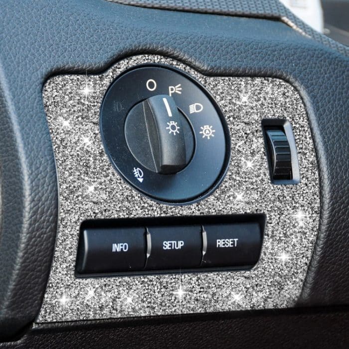 Auto-Scheinwerfer-Diamant-Dekorationsaufkleber, Linkslenker, Headlight – Bild 6