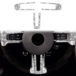 3-in-1-Auto-Lenkrad-Diamant-Dekorationsaufkleber, Linkslenker, Steering Wheel