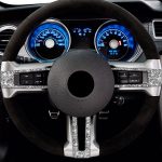 3-in-1-Auto-Lenkrad-Diamant-Dekorationsaufkleber, Linkslenker, Steering Wheel – Bild 7