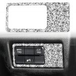 Für Mazda CX-5 2017–2018, Auto-Scheinwerfer-Panel, Diamant-dekorativer Aufkleber, rechter Antrieb