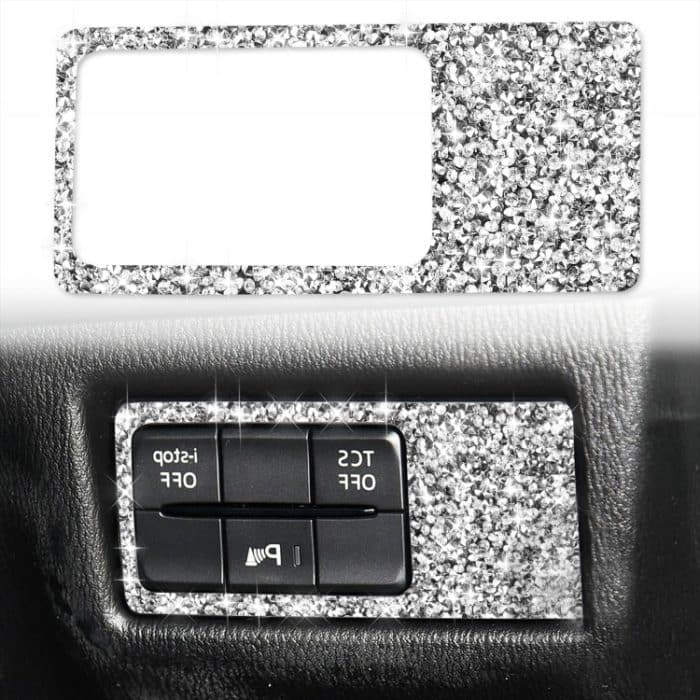 Für Mazda CX-5 2017–2018, Auto-Scheinwerfer-Panel, Diamant-dekorativer Aufkleber, rechter Antrieb – Bild 1