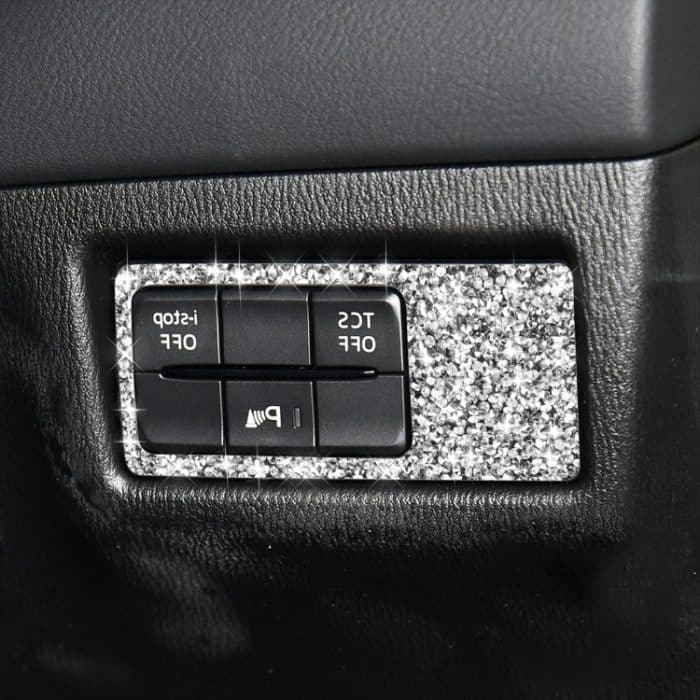 Für Mazda CX-5 2017–2018, Auto-Scheinwerfer-Panel, Diamant-dekorativer Aufkleber, rechter Antrieb – Bild 6