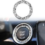 Für BMW 3er E90 / E92 / E93 2009–2012. Auto-One-Click-Start-Ring-Diamant-dekorativer Aufkleber