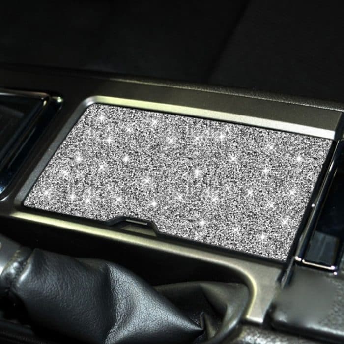 Auto-Wasserbecher-Aufbewahrungsbox-Panel, Diamant-Dekorationsaufkleber, Linkslenker, Water Cup Storage Box Panel – Bild 6