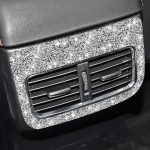 Für Mazda CX-5 2017–2018, Auto-Hinterauspuff-Entlüftungs-Diamant-dekorativer Aufkleber, linker und rechter Antrieb, universell – Bild 6