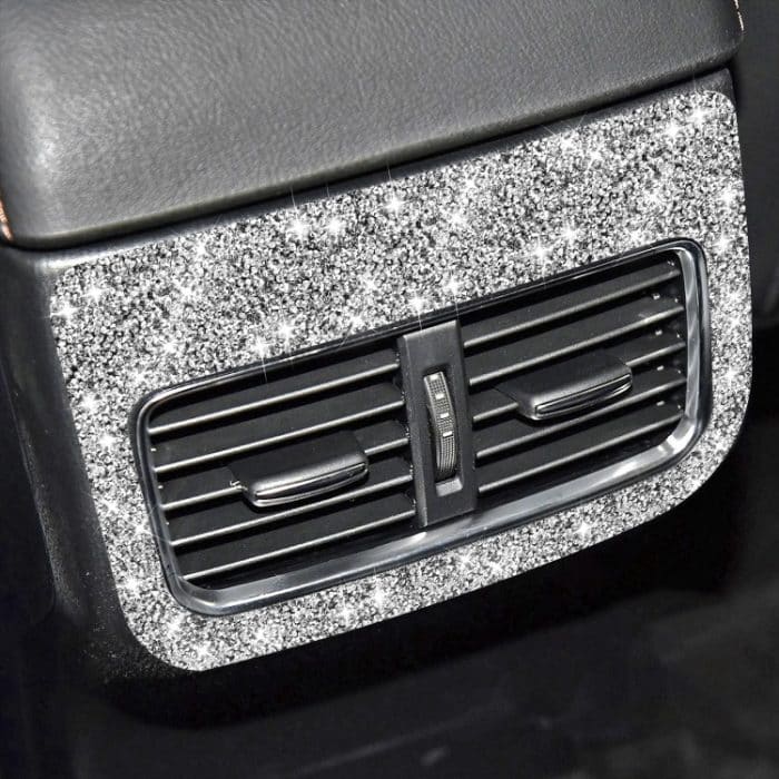 Für Mazda CX-5 2017–2018, Auto-Hinterauspuff-Entlüftungs-Diamant-dekorativer Aufkleber, linker und rechter Antrieb, universell – Bild 6