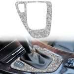 Für BMW 3er E90 / E92 2005–2012, Auto-Schalttafel-Diamant-dekorativer Aufkleber, linker Antrieb